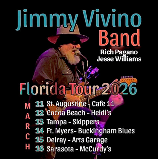 Jimmy Vivino Band Florida Tour
